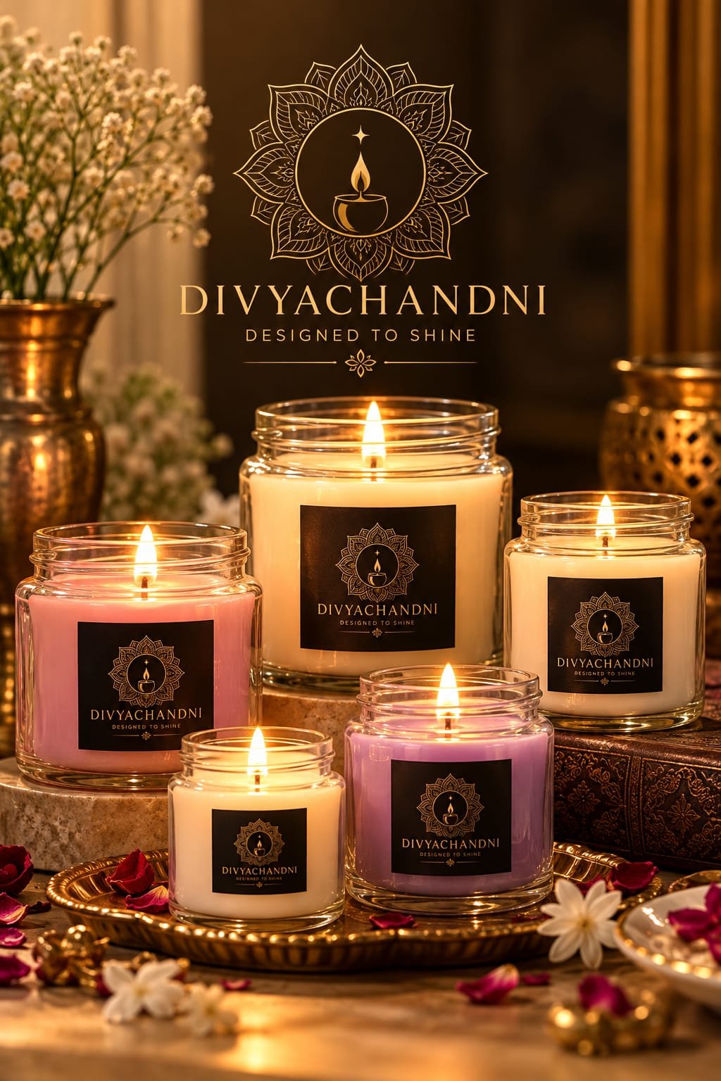 Scented jar candles